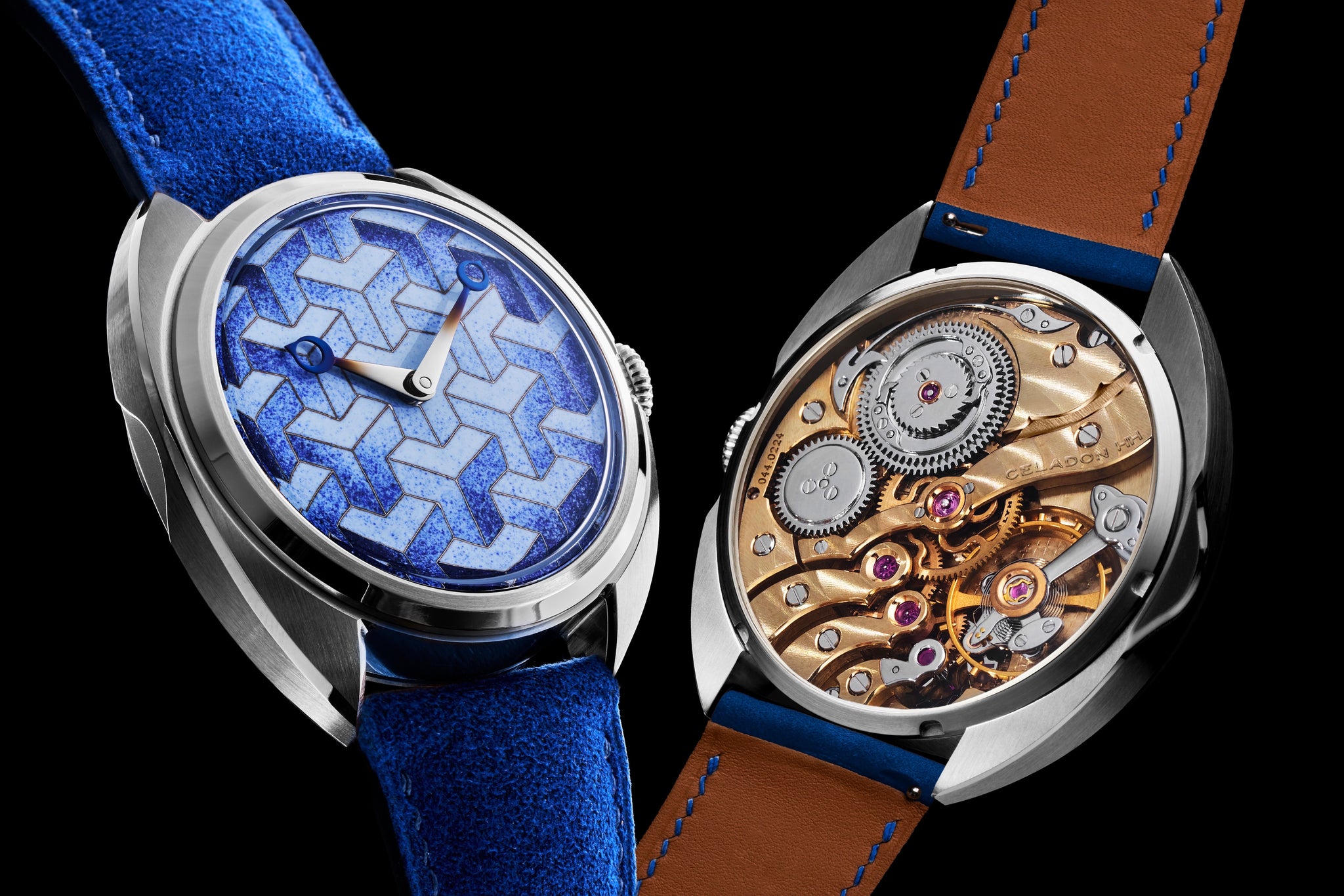 Century Cloisonné "Cascading Cubes"