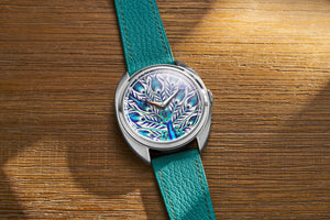 Century Cloisonné "Jade Peacock"